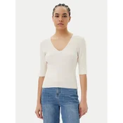 Morgan Pulover 251-MCHAMPI Bež Slim Fit