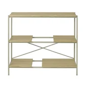 Regal v hrastovem dekorju v naravni barvi 105x92x40 cm Sukoya – Blomus