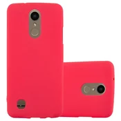 Cadorabo CADORABO Ohišje, združljiv z LG v Frost Red - Zaščitni pokrov iz fleksibilnega silikona TPU, (20570290)