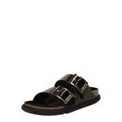 BIRKENSTOCK Nizki natikači zlata/črna