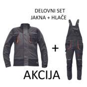 Mix zaščitna oprema EMERTON+ delovni set (jakna+hlače farmer), 62