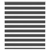 Zavjesa zebra crna 120x100 cm širina tkanine 115,9 cm poliester