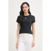 Tommy Hilfiger Majica WW0WW48710 Črna Slim Fit
