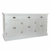 Sideboard DKD Home Decor White Orange Wood Plastic 160 x 41 x 83 cm