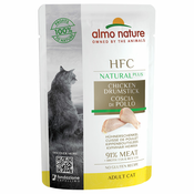 Varčno pakiranje Almo Nature HFC Natural Plus 24 x 55 g - Piščančja bedra