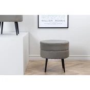 Venture Design Tabure Pot 40x40 cm siv in črn