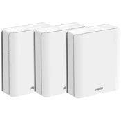ASUS ZenWiFi BQ16 (3-paket) BE25000 Quad-band WiFi 7 (802.11be) Mesh sistem, dvojna 10G porta, starševski nadzor, AiMesh - 90IG08K0-MO3N4V