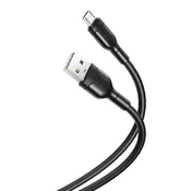 XO kabel NB212 USB - microUSB 2,1A 1,0m crni