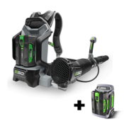 EGO POWER+ PROFESIONALNI NAHRBTNI BATERIJSKI PUHALNIK 1020 M3/H KIT1 LB6002E