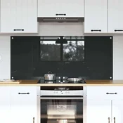 Vidaxl Zaščita za kuhinjo 2 pcs Temno siva 70 x 60 cm kaljeno steklo