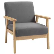 Homestar Lounge stol 64x70x72 cm siva