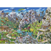 Heye Puzzle Alpine fun 1000 kosov