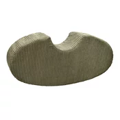 MeowBaby Otroški pouf v obliki fižola, Estetsko - Udoben in varen, idealen za sobo, Aesthetic, Kaki, (21887084)