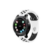 FixPremium - Silikonski športni pašček za Garmin (22mm), bel