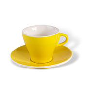 ClubHouse skodelica in krožnik Gardenia 170 ml rumena