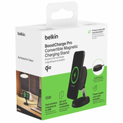 Belkin BOOST Charge Pro Qi2 15W magnetic Punjac bla. WIA008vfBK