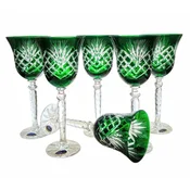 Marika Kozarci za vino Emerald Crystal 280 ml z vonjem ananasa