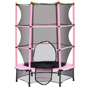 Homestar Otroški trampolin 140x140x190 cm roza