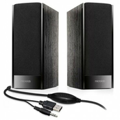 MICROLAB Stereo zvucnici B-56 USB pwr, 3.5 mm crni