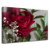 shumee Platno z motivom botaničnega rdečega vrta 90x60 cm