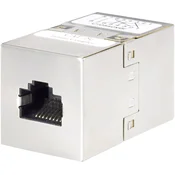 Renkforce Renkforce RJ45 (prekrižan) omrežni adapter CAT 5e [1x RJ45 vtičnica - 1x RJ45 vtičnica] kovinska, (20429870)