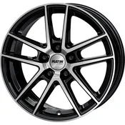 PLATIN P73 6x15 5x100 ET38,1 CB57,1 D-SCHWARZ FR.POL – alu felga
