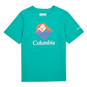 Columbia  Majice s kratkimi rokavi Valley Creek Short Sleeve Graphic Shirt  Modra