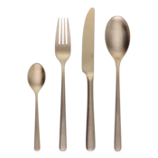 Set jedilnega pribora 16 kosov - Salamanca PVD Champagne mat - 130875