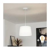 Brilagi - LED luster na sajli CERIA 1xE27/40W/230V precnik 30 cm beo