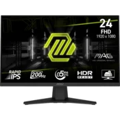MSI MAG 244F računalni monitor 59,9 cm (23.6) 1920 x 1080 pikseli Full HD LCD Crno