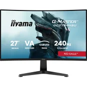 iiyama GC2784HSU-B1 G-Master Gaming Monitor 27 VA FHD 240Hz 0,7ms 1500R 2xHDMI DP 2xUSB FreeSync Premium HDR10