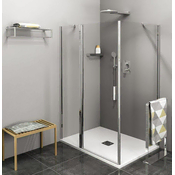 POLYSAN POLYSAN POVEČAVA Rektangularna Brezokvirna Tuš Kabina 1200x1000mm, Univerzalno Odpiranje