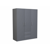 Garderoba Omaha K102 Antracit, 190x150x56cm, Porte guardarobaVrata garderobe: Klasicna vrata