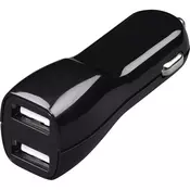 Hama USB-polnilna naprava za avtomobile Hama 00014197 izhodna napetost (maks.) 2100 mA 2 x