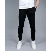 Denistar Muške pantalone 100/2895, Slim fit, Crne