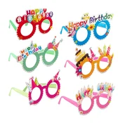 Northix Kozarci za zabave Happy Birthday Set 6 kosov