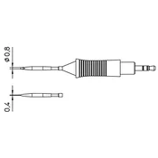 WELLER RT9 SPAJKALNA KONICA DELTASTEOBLIKE 0,8X0,4 MM
