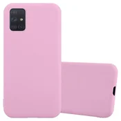 Cadorabo Cadorabo Case, združljiv s Samsungom v Candy Pink - Zaščitni pokrov iz fleksibilnega silikona TPU, (20572619)