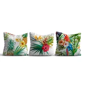 Aberto Design Set 3 jastuka 43x43cm Šareni