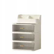 Korbi Organizator škatla za kozmetiko, F34 kremna