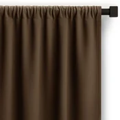 Rjava zavesa za delno zatemnitev 140x270 cm Carli – Restilo