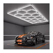 LED stropno svetlo LED/696W/85-265V 4000K 484x243 cm CRI 90 IP54 bela