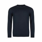 Mekani džemper od 100% pima pamuka Barbour Pima Cotton Crew Neck Sweater — Navy - S