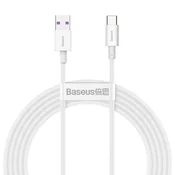 BASEUS Baseus Superior Series USB na USB-C kabel 66 W, 2 m, bela