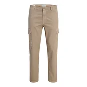 JACK & JONES Kargo hlače JPSTACE ARTHUR svetlo rjava