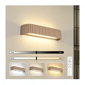 Brilagi - LED prigušiva zidna svetiljka FALCON MODERN LED/14W/230V 40 cm bež + daljinski upravljac