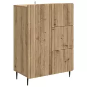 Kreveta Hrast artisan 66 x 34,5 x 91,5 cm Konstruirano drvo