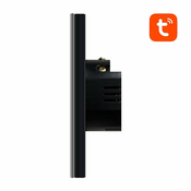 Avatto Pametno stikalo za luč WiFi Avatto TS02-EU-B2 2-smerno (črno)