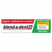 Blend-a-dent Extra Strong Neutral Super Adhesive Cream krema za fiksiranje zubnih proteza 47 g unisex