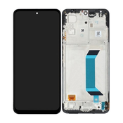 Xiaomi Redmi Note 12 5G - LCD zaslon + steklo na dotik + okvir (Black) - 560001M17P00 Genuine Service Pack